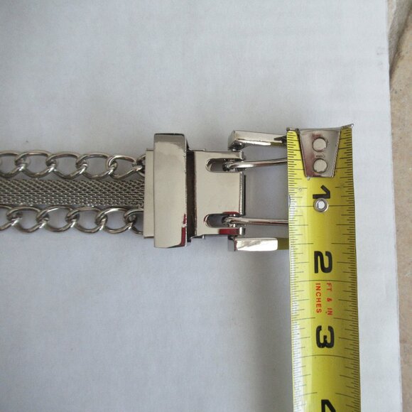 Fancy Metal Chain Mesh Waist Belt, Chain Belt, Sz Large/ X-Large - Picture 8 of 10